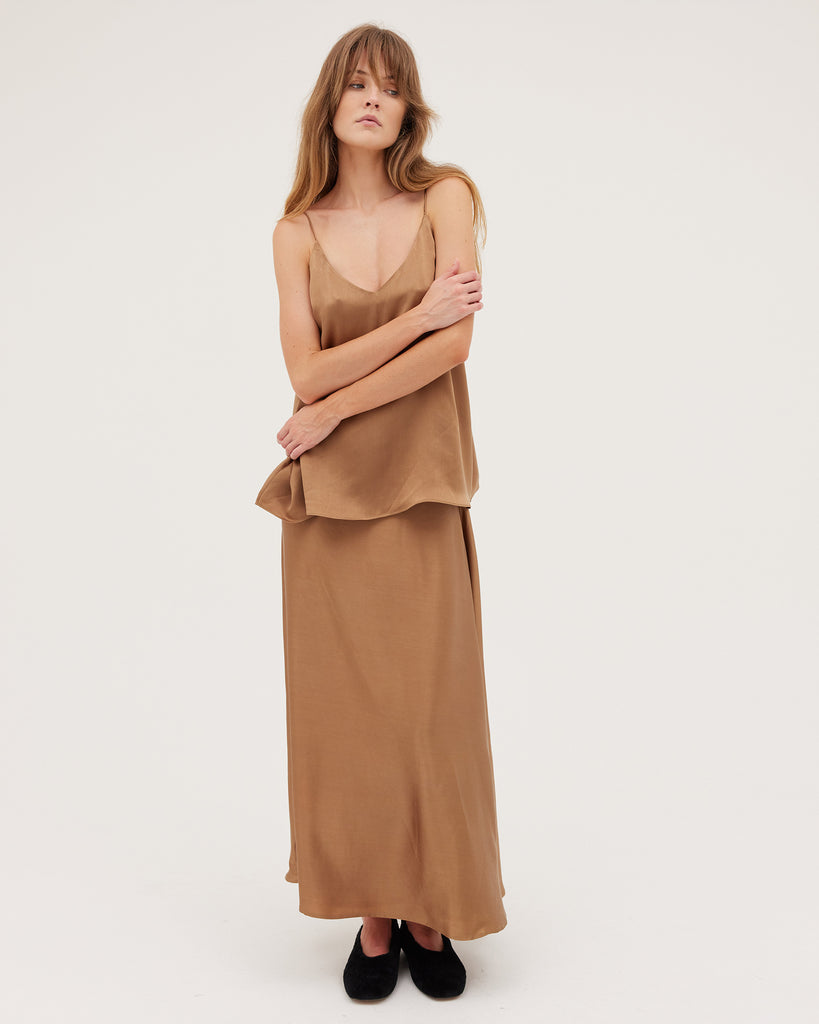 The Silk Skirt | Bronze