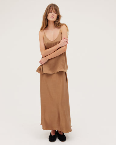 The Silk Skirt | Bronze