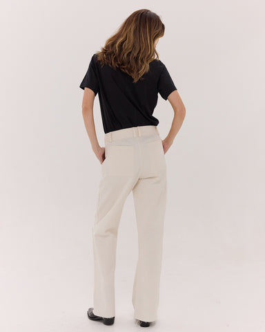 The Wide Leg Denim Jean | Natural