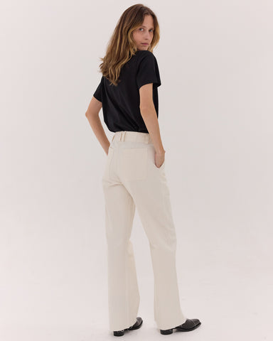 The Wide Leg Denim Jean | Natural
