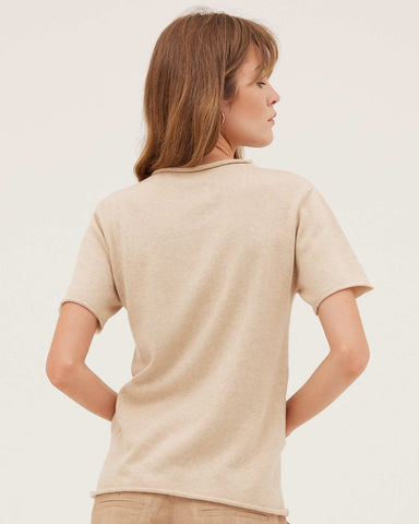 The Funnel Neck Tee | Barley