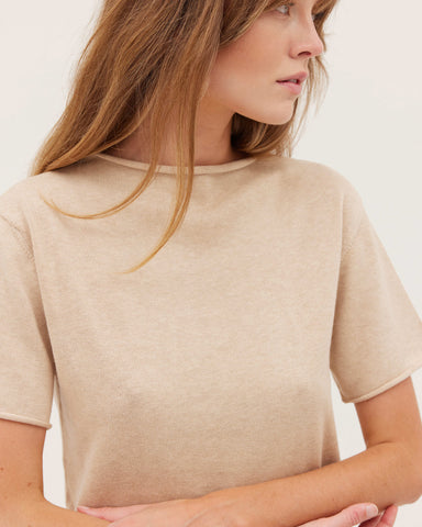 The Funnel Neck Tee | Barley