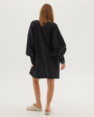 The Giza Billow Sleeve Dress | Black