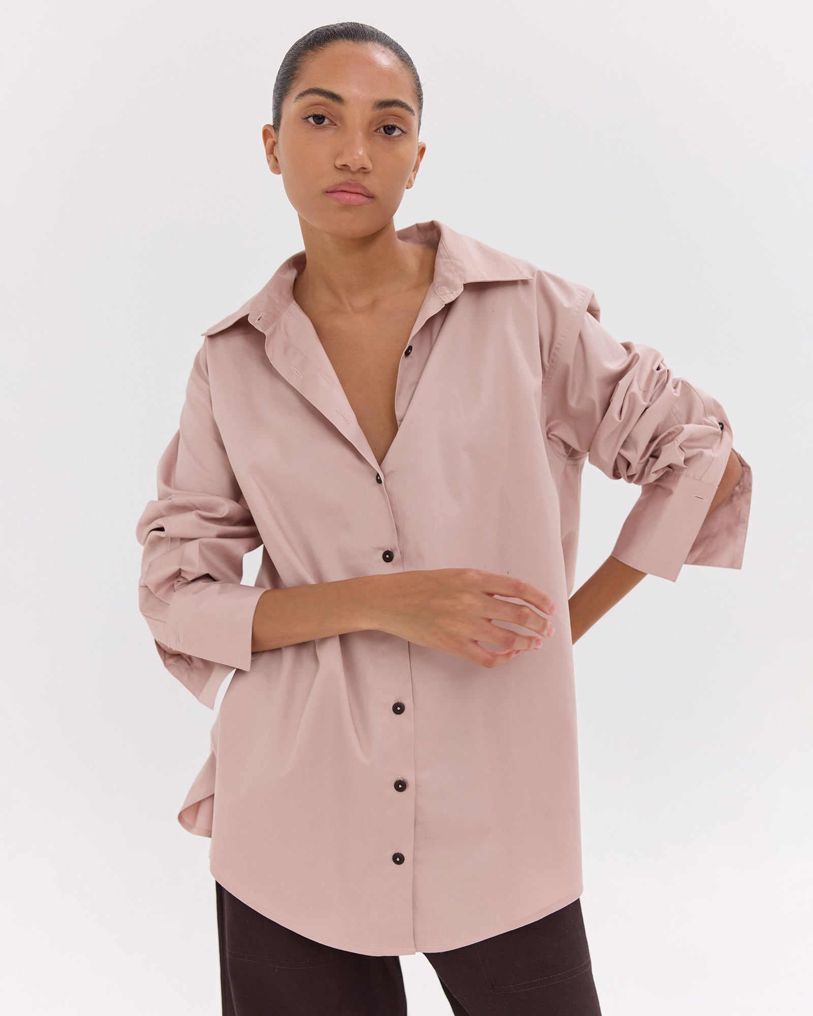 The Split Back Shirt | Lotus