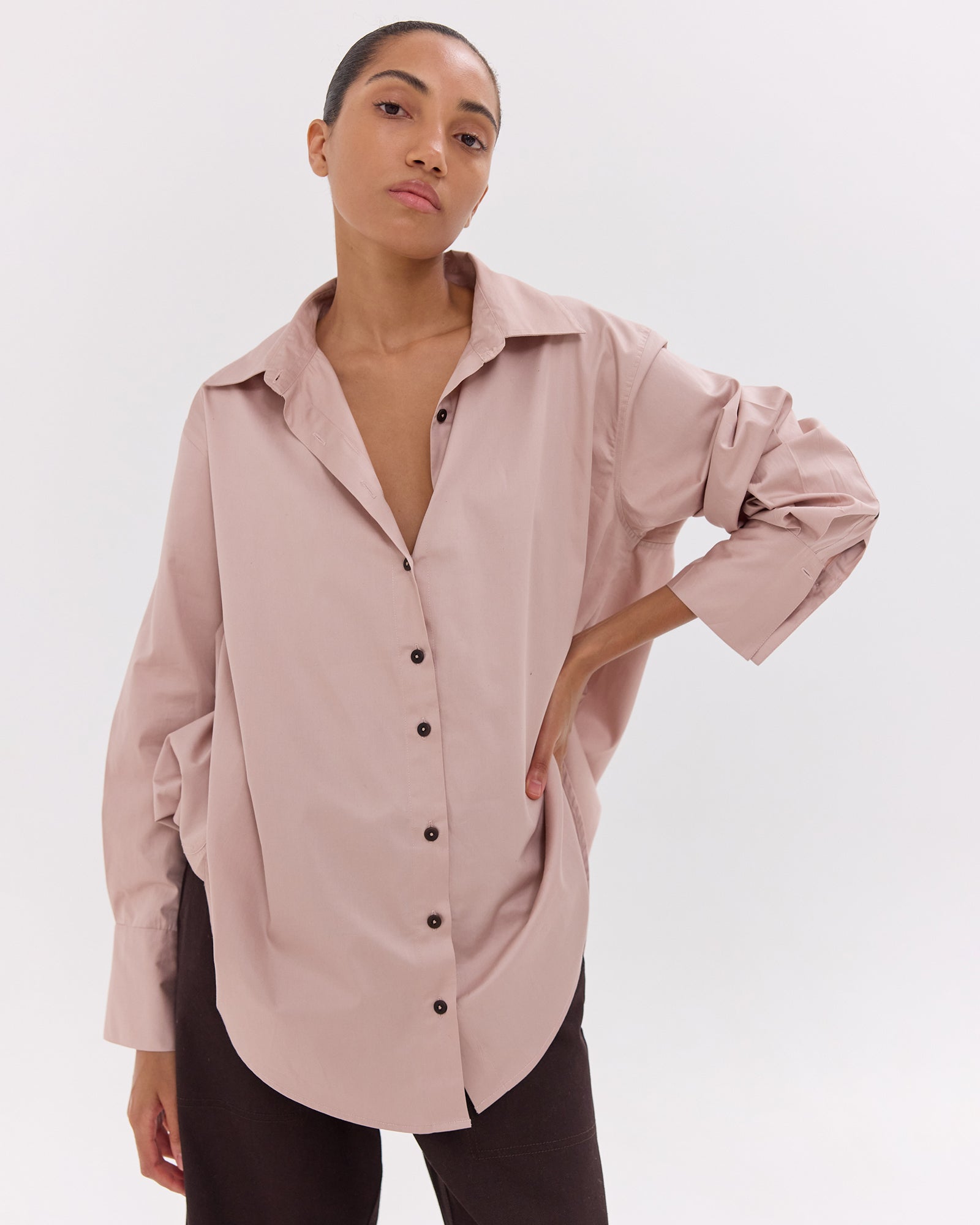 The Split Back Shirt | Lotus