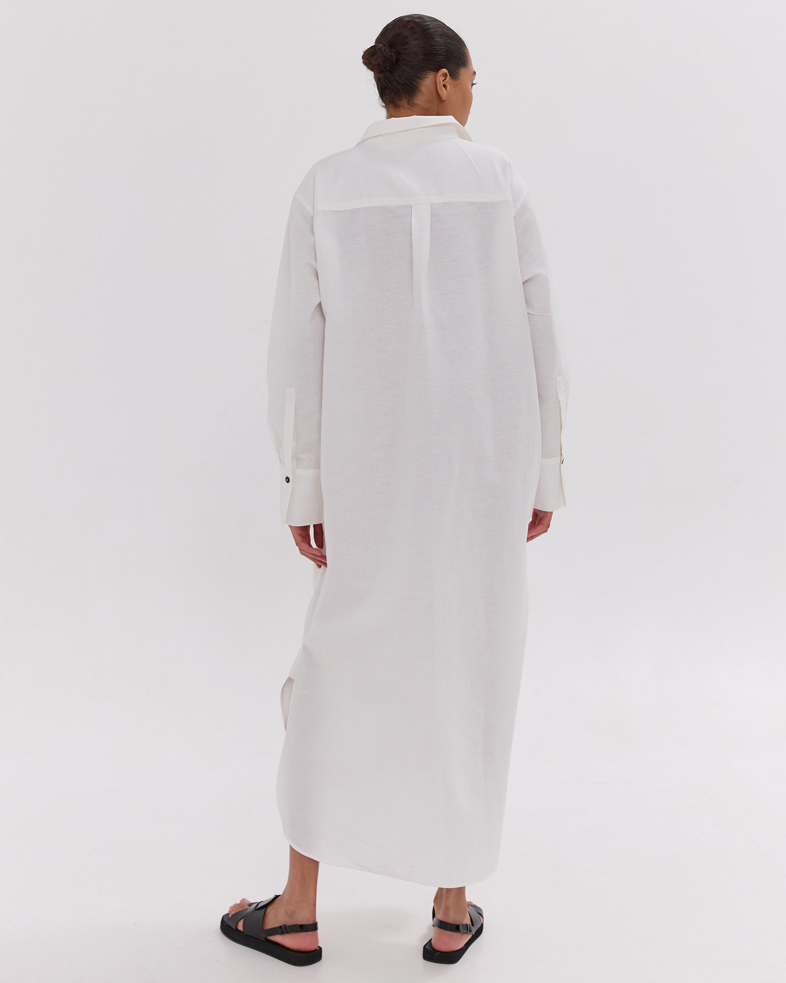 The Shirt Dress | White