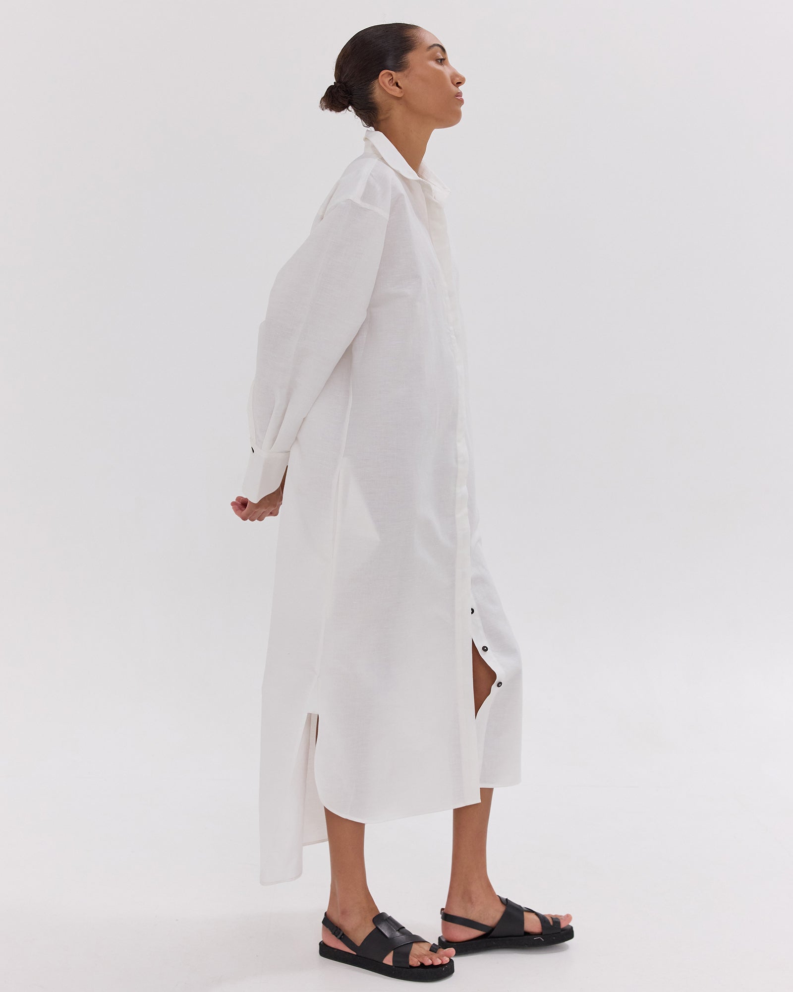 The Shirt Dress | White
