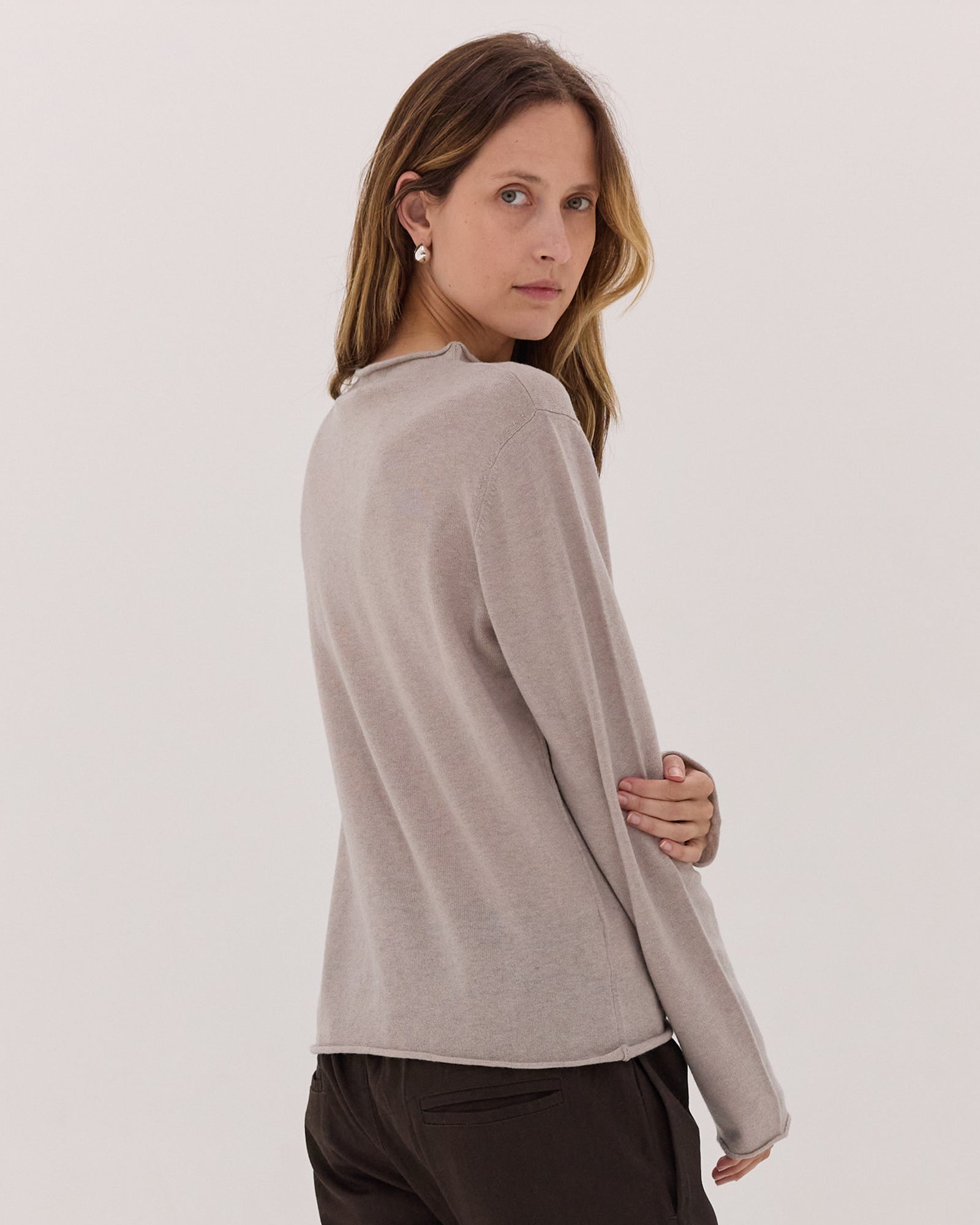 The Funnel Neck Top | Cobweb