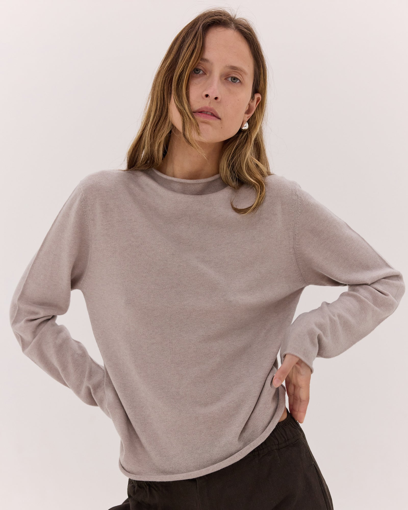 The Funnel Neck Top | Cobweb