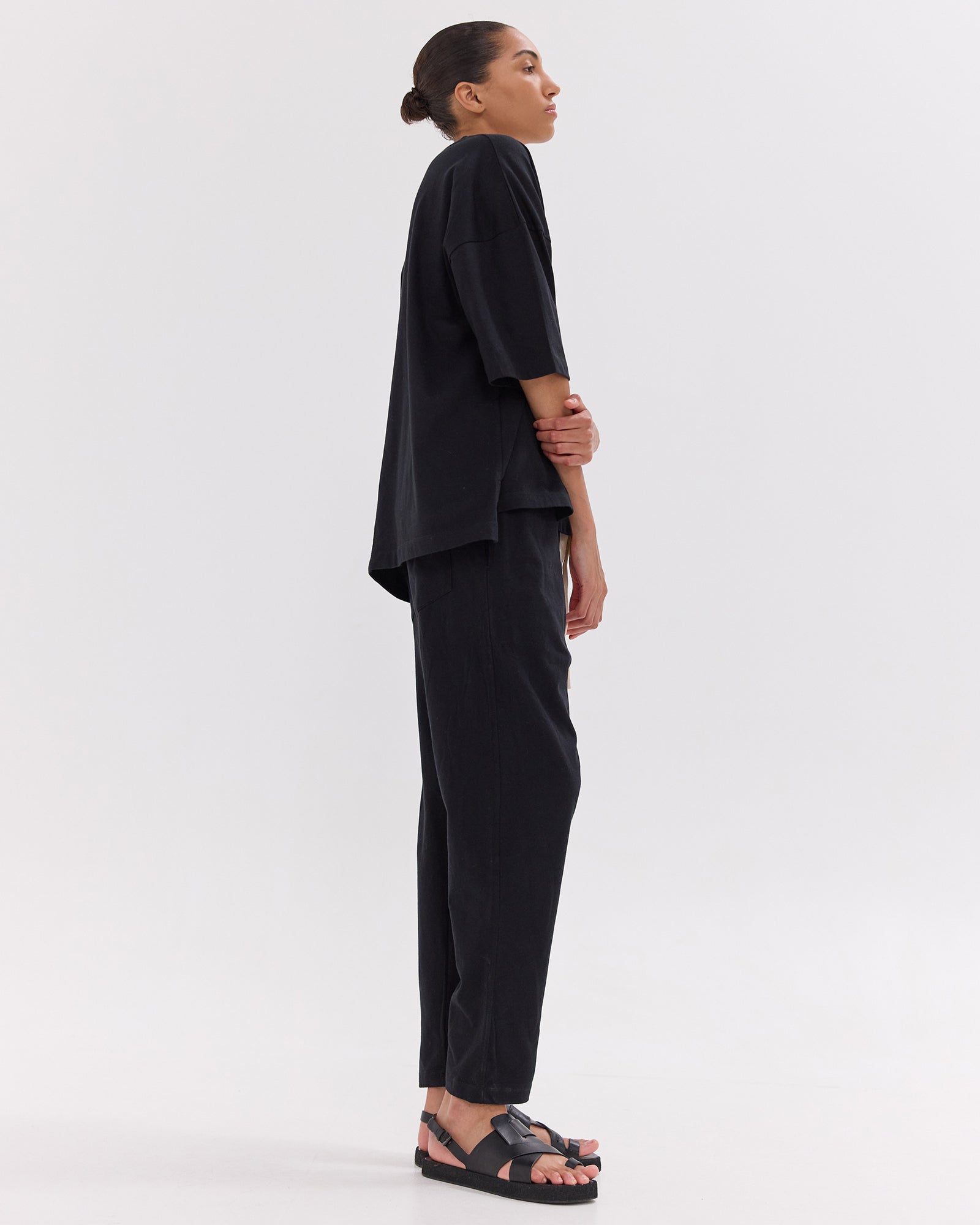 The Jersey Lounge Pant | Black