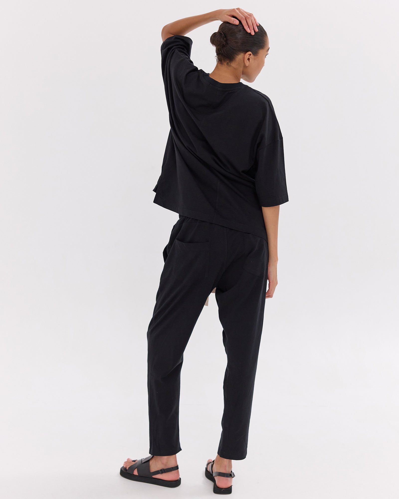 The Jersey Lounge Pant | Black