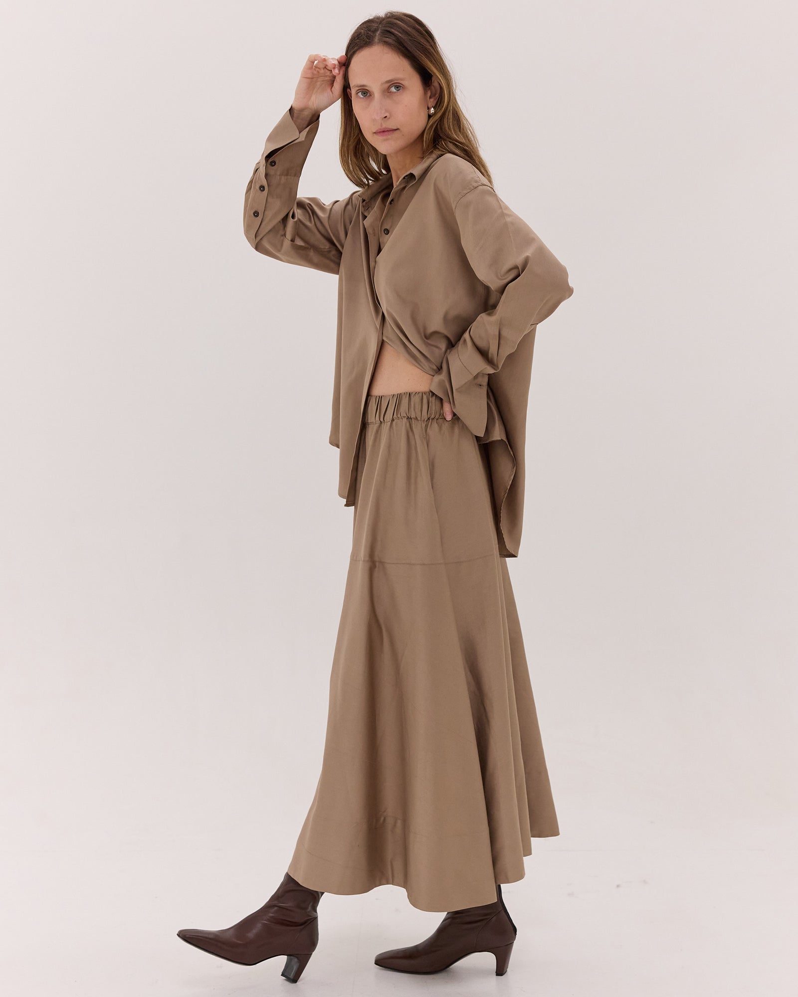 The Maxi Skirt | Praline