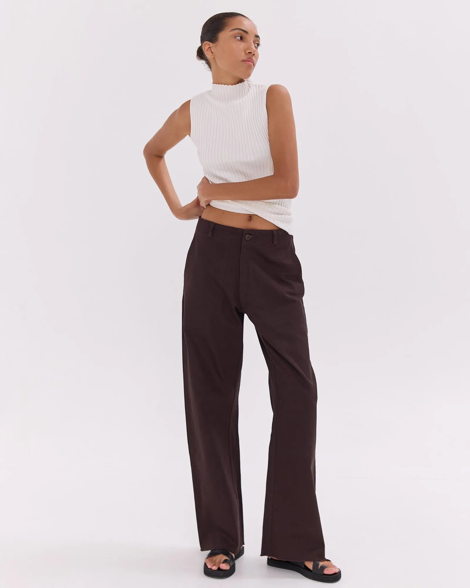 The Baggy Denim Jean | Brazil Nut by Cloth & Co. 