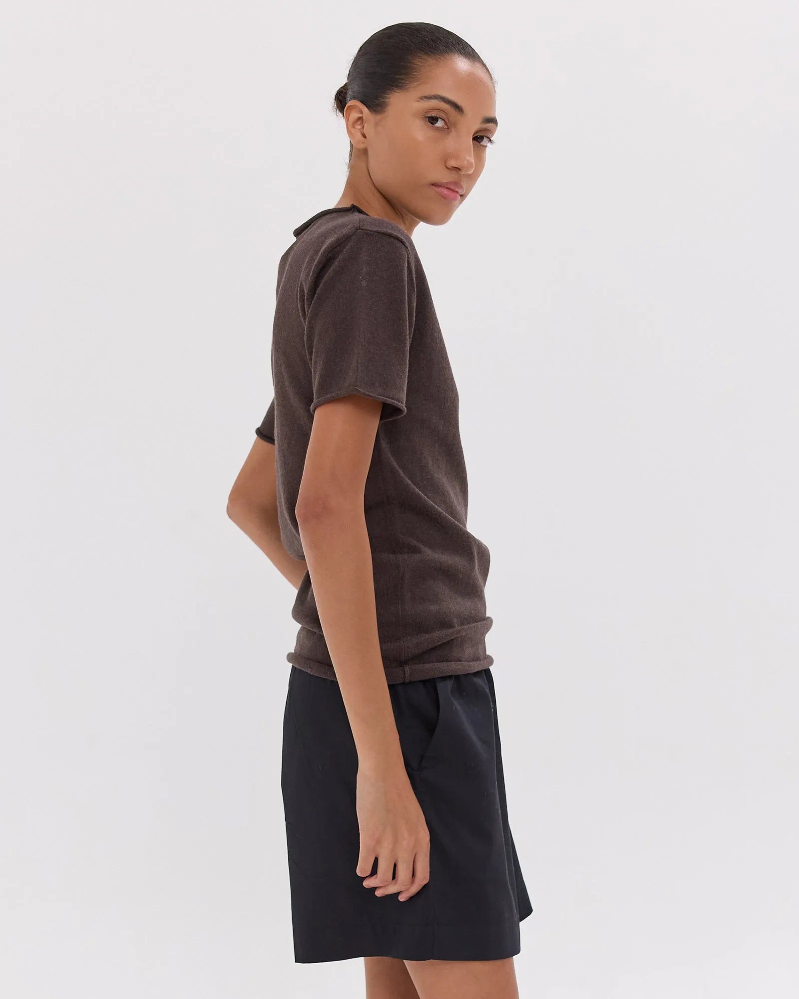 The Elastic Waist Shorts | Black by Cloth & Co. 