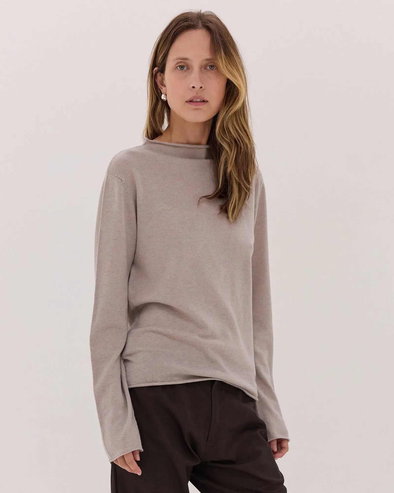 The Funnel Neck Top | Cobweb by Cloth & Co. 