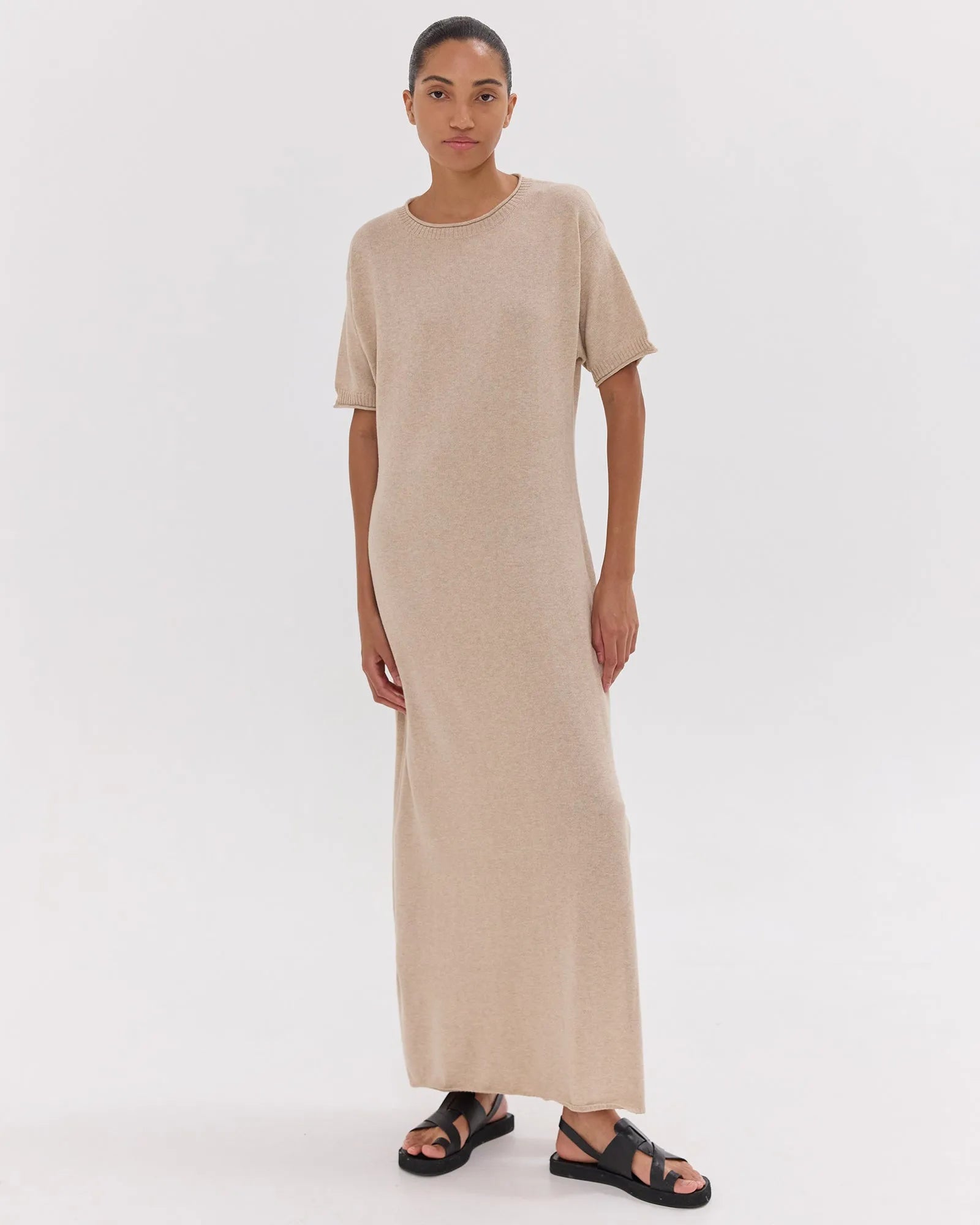 The Knit Tee Dress | Dune by Cloth & Co. 
