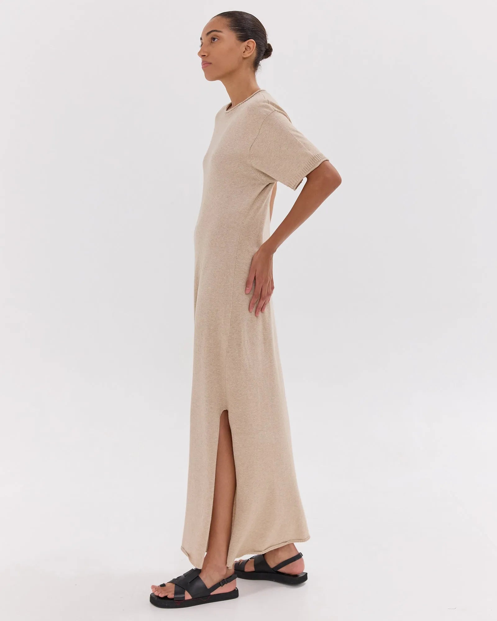 The Knit Tee Dress | Dune by Cloth & Co. 