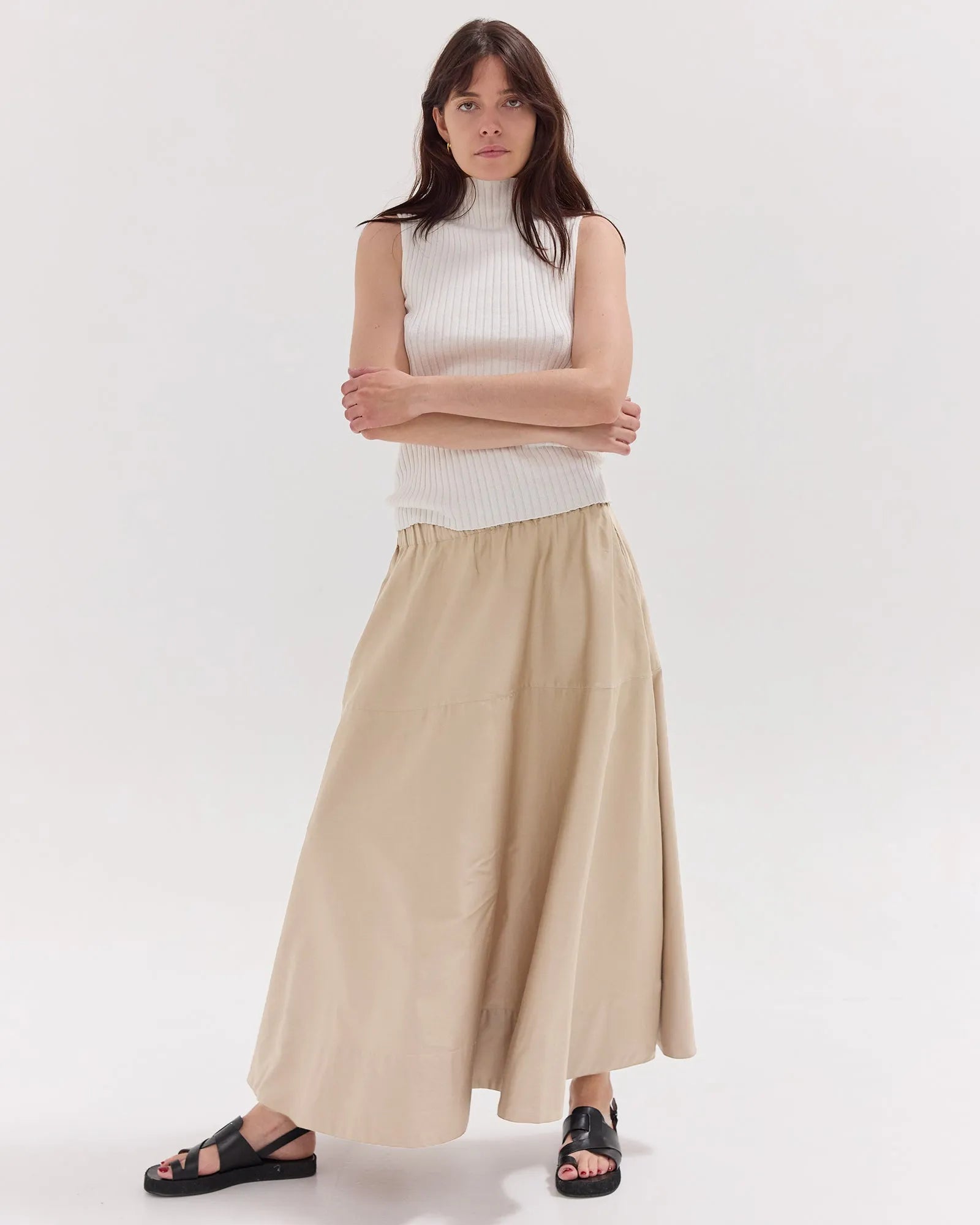 The Maxi Skirt | Bone by Cloth & Co. 