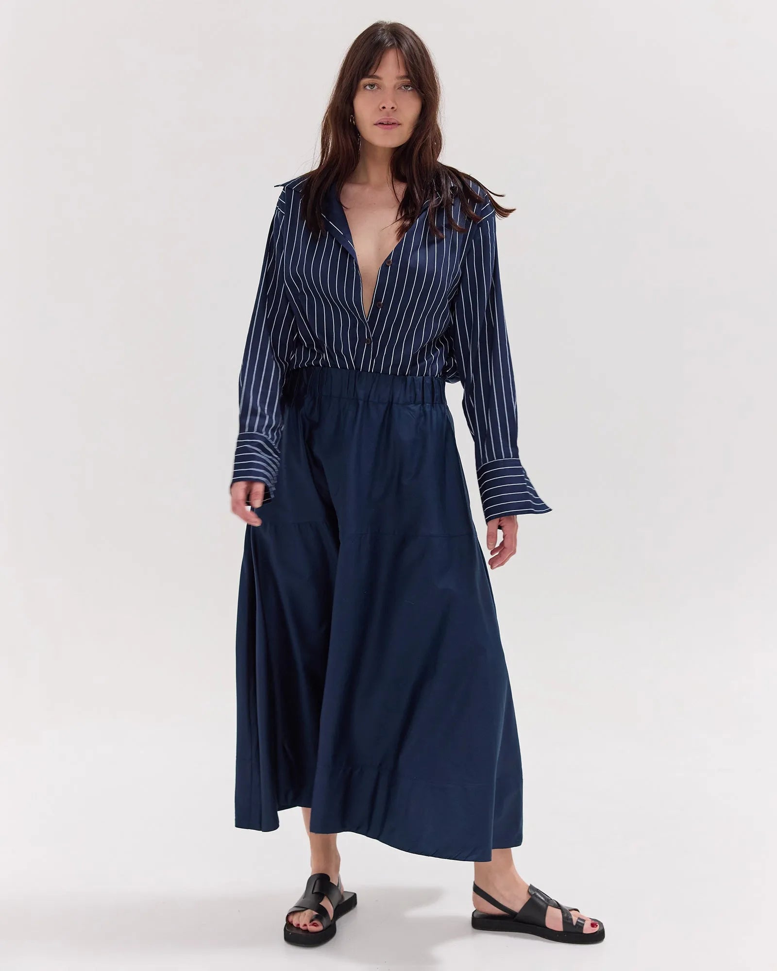 The Maxi Skirt | Navy by Cloth & Co. 