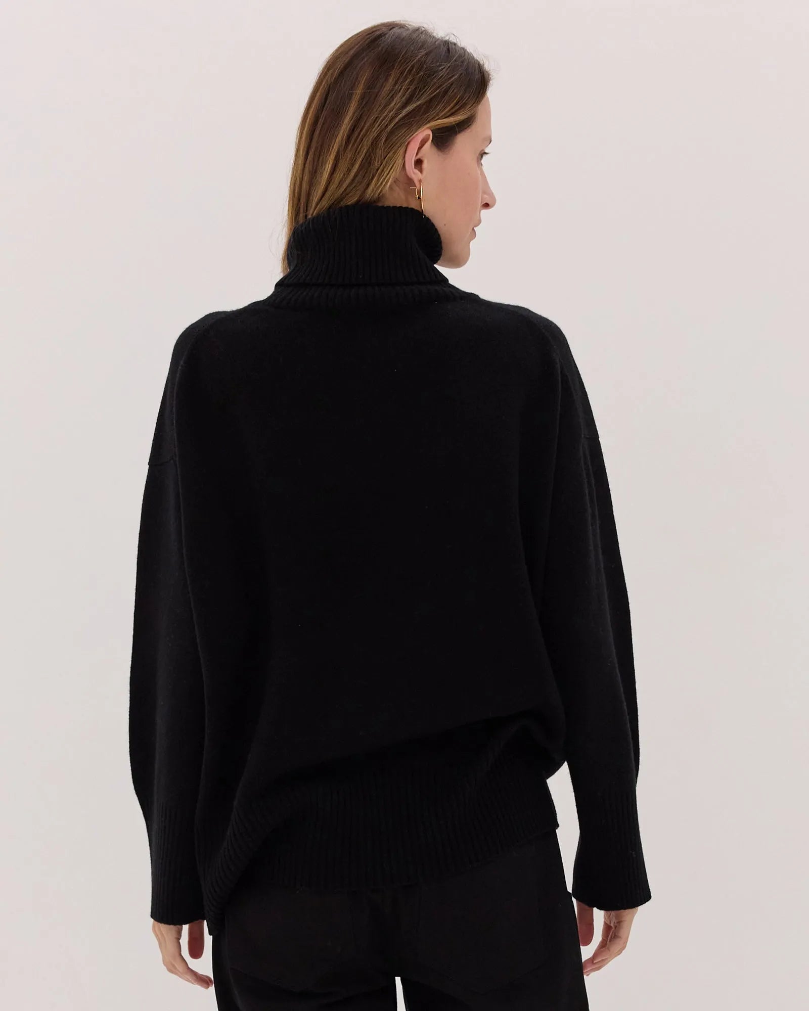 The Roll Neck Jumper | Asphalt by Cloth & Co. 