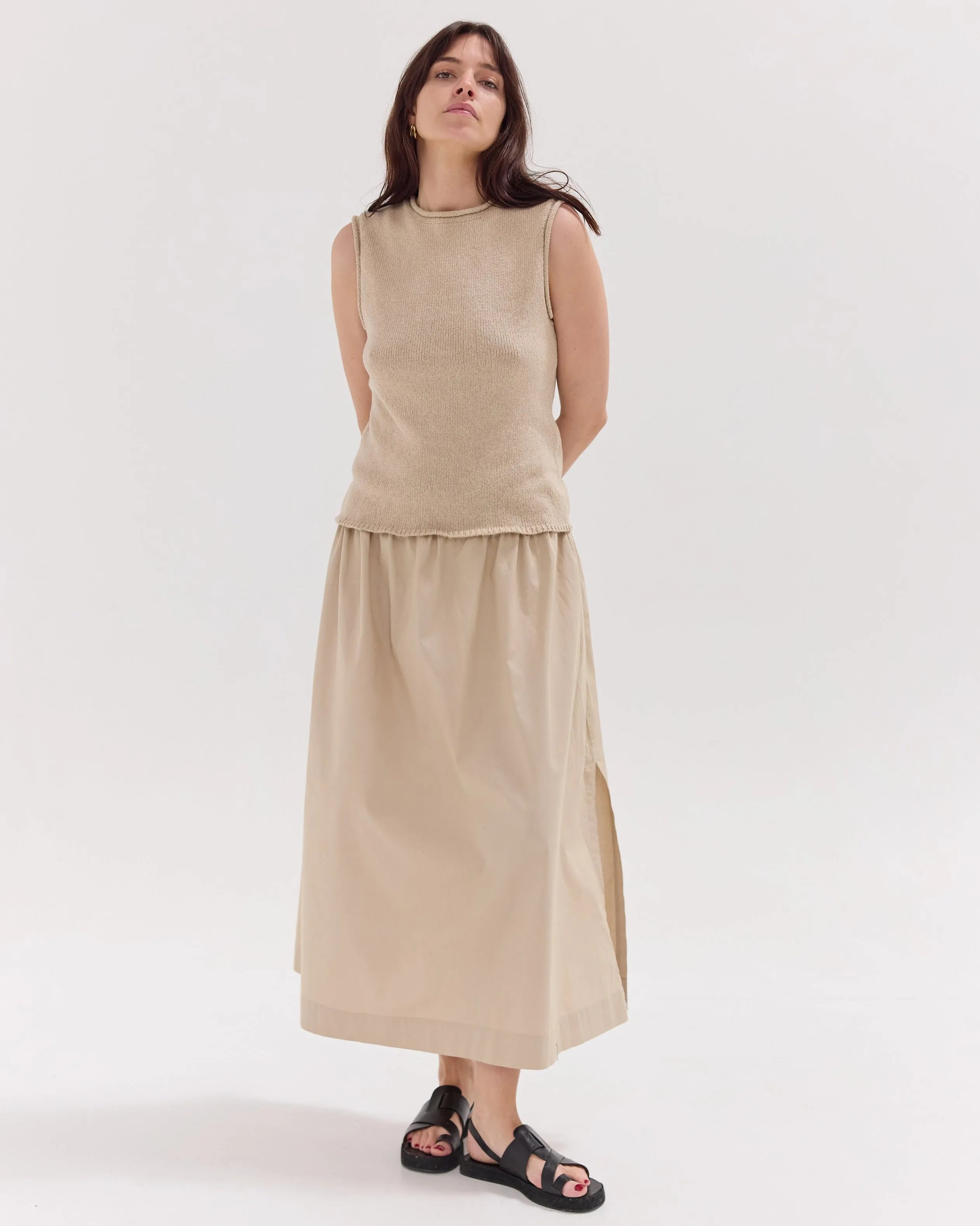 The Split Skirt | Bone by Cloth & Co. 