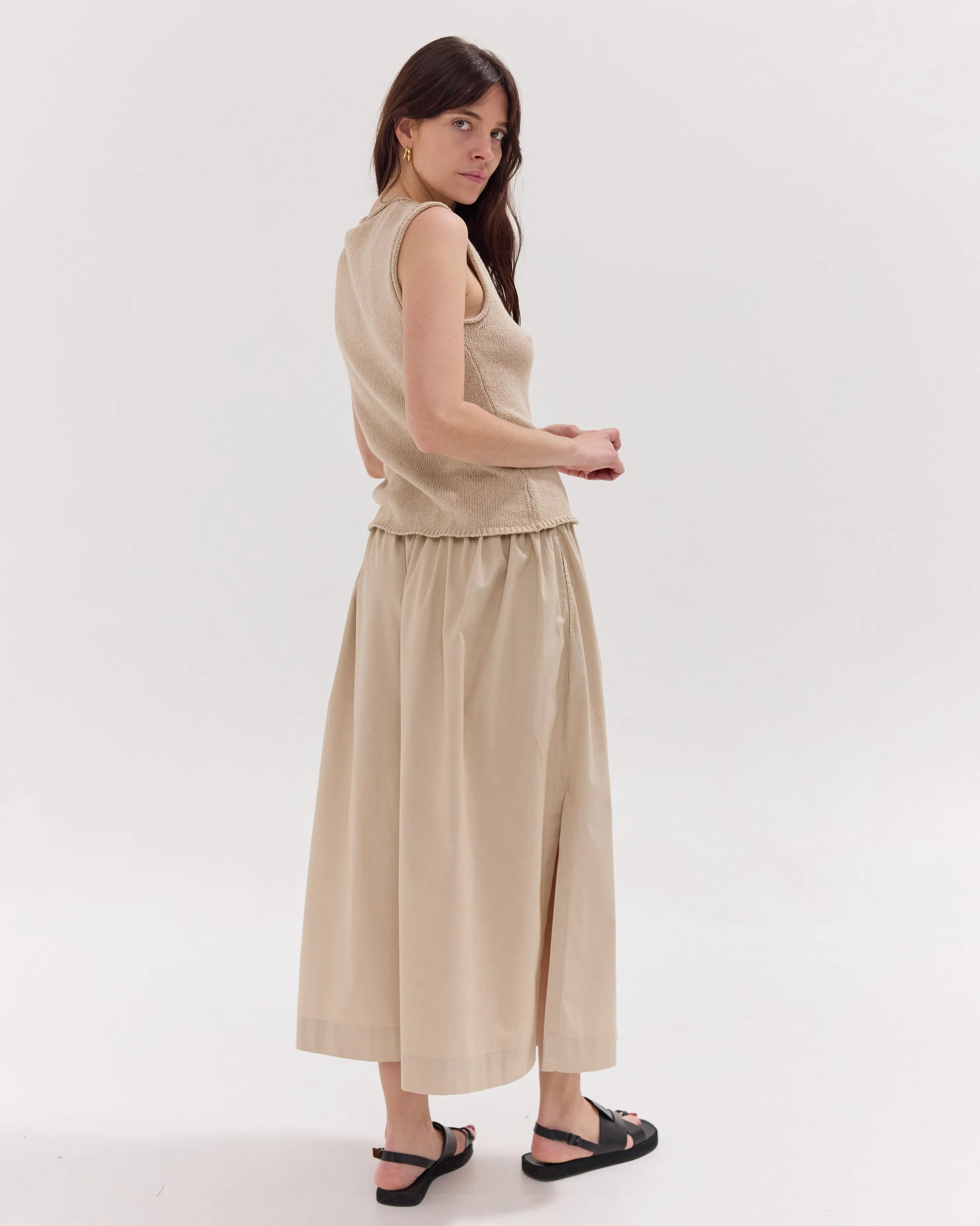 The Split Skirt | Bone by Cloth & Co. 