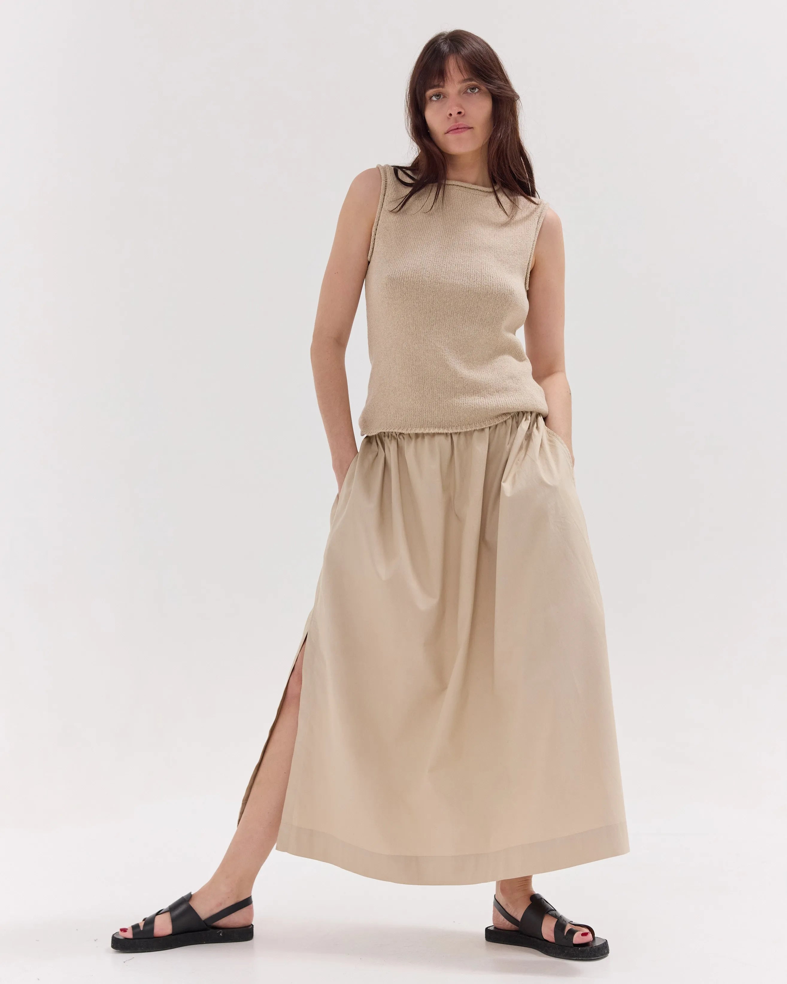 The Split Skirt | Bone by Cloth & Co. 