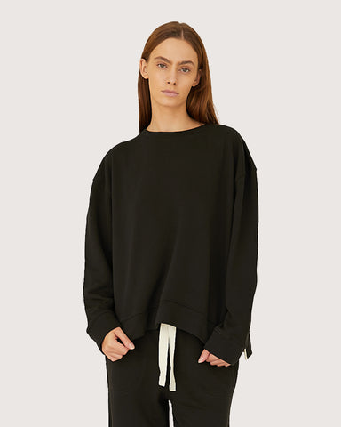 The Light Terry Sweat | Vintage Black