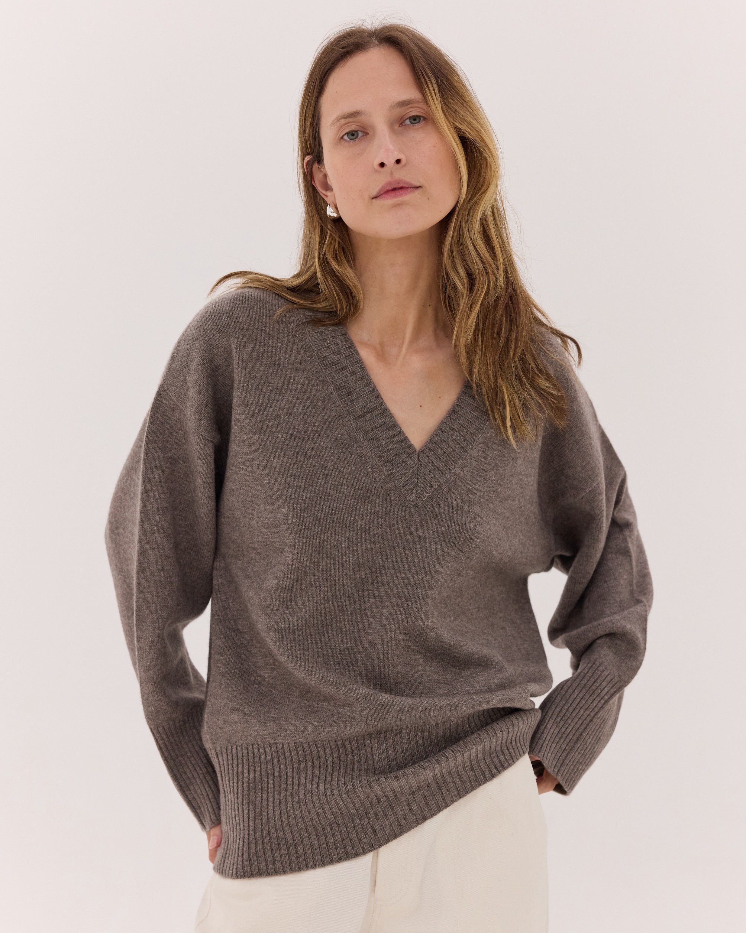 The Classic V Jumper | Vapor by Cloth & Co.