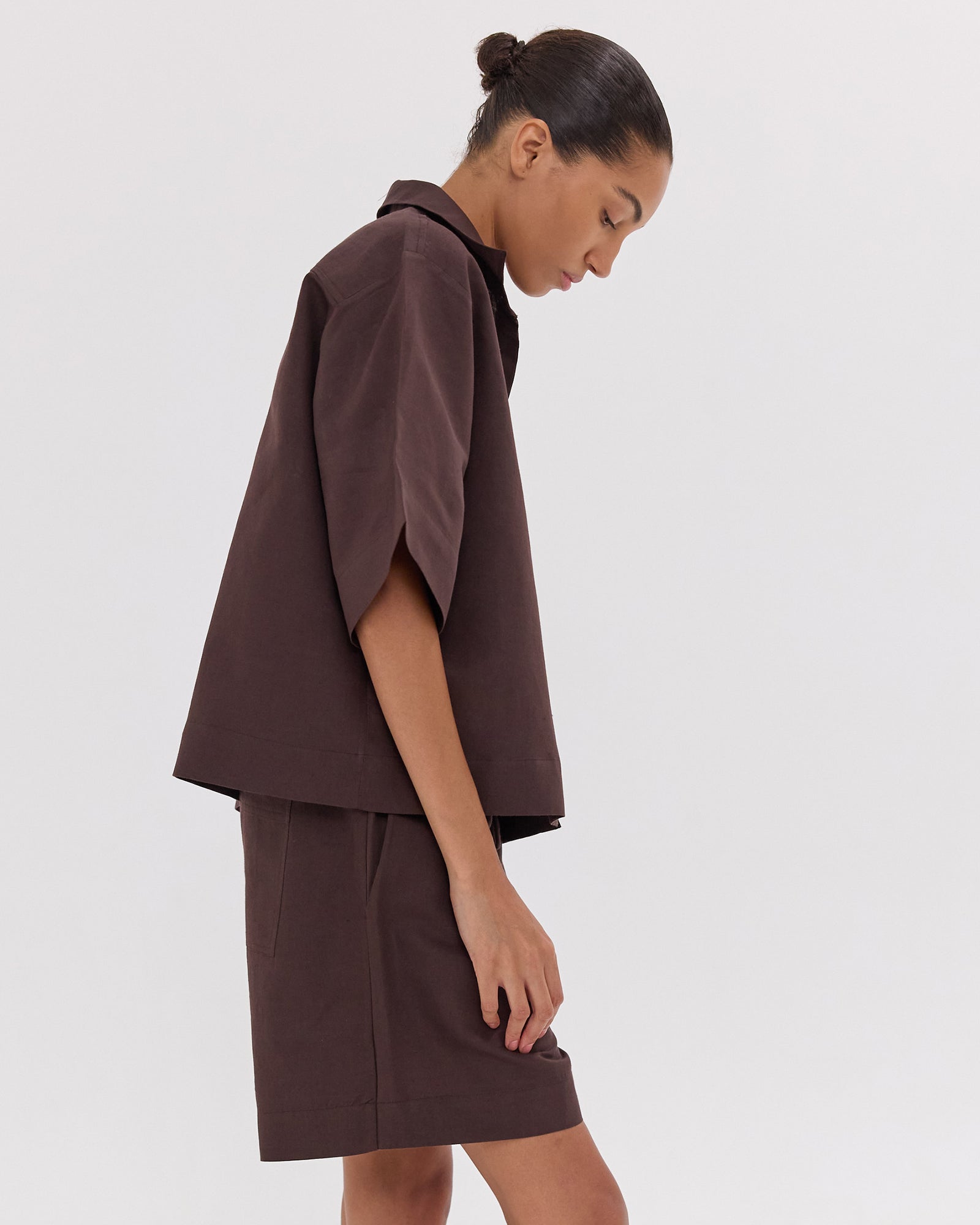 The Drawstring Shorts | Brazil Nut by Cloth & Co.