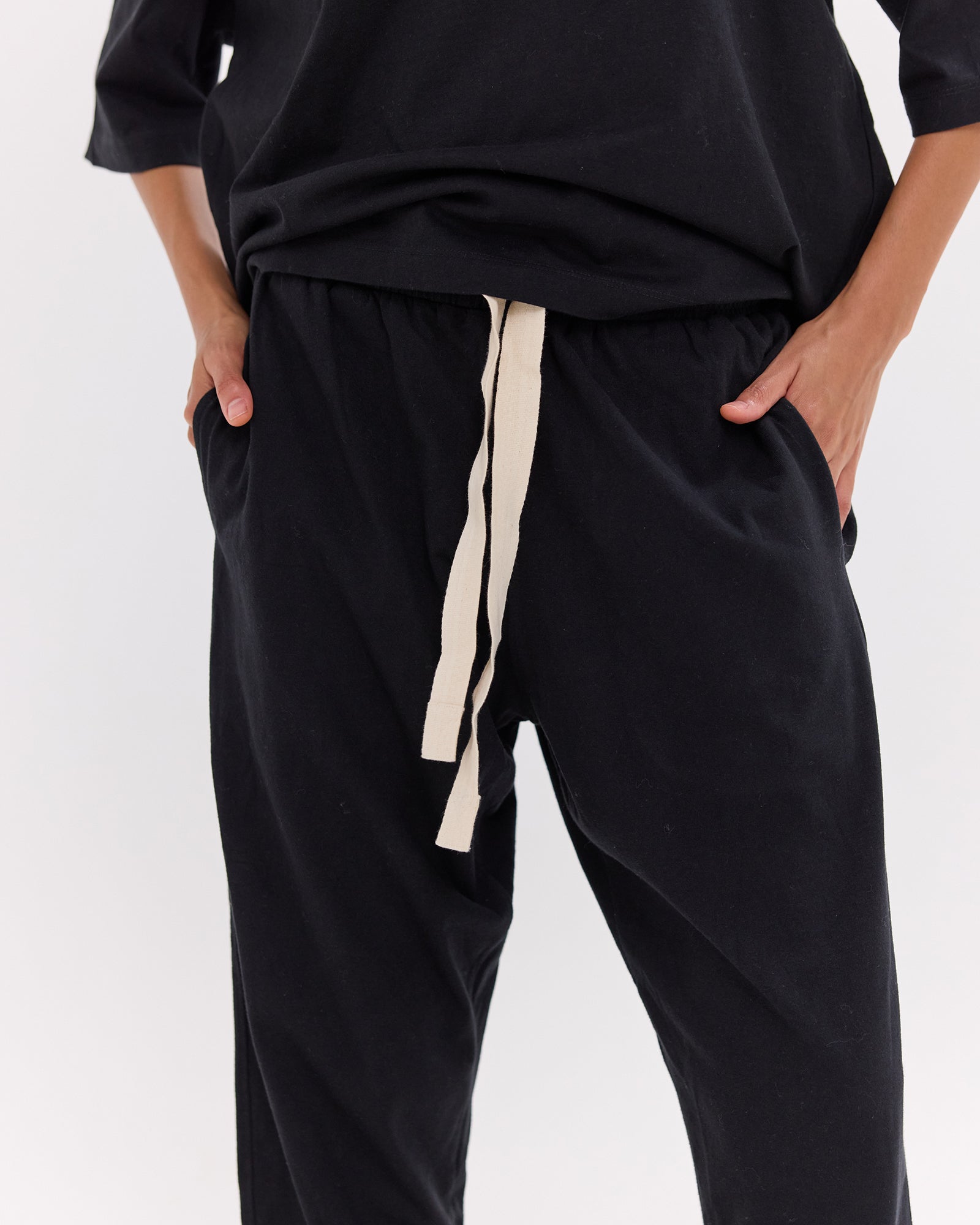 The Jersey Lounge Pant | Black by Cloth & Co.