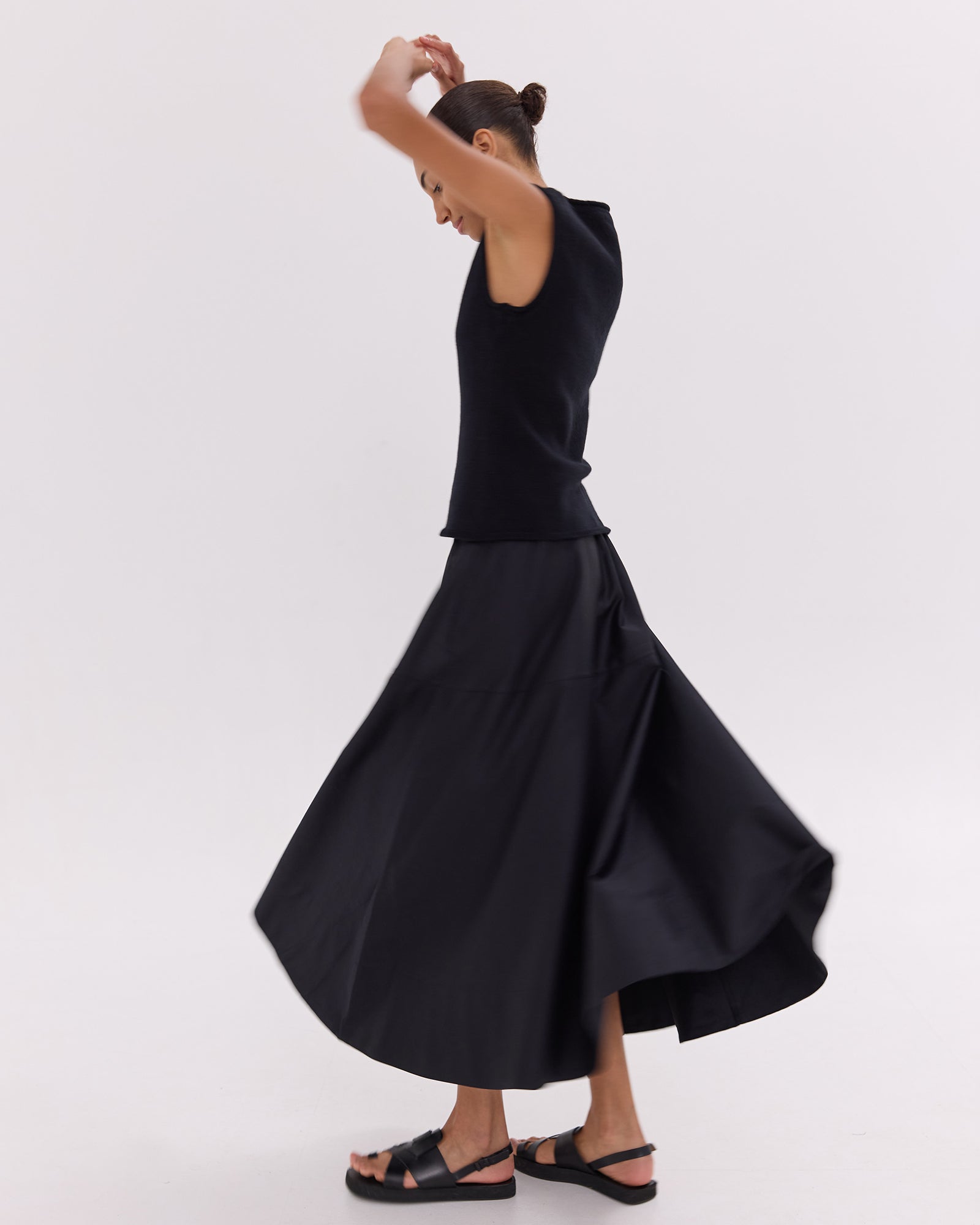 The Maxi Skirt | Black by Cloth & Co.