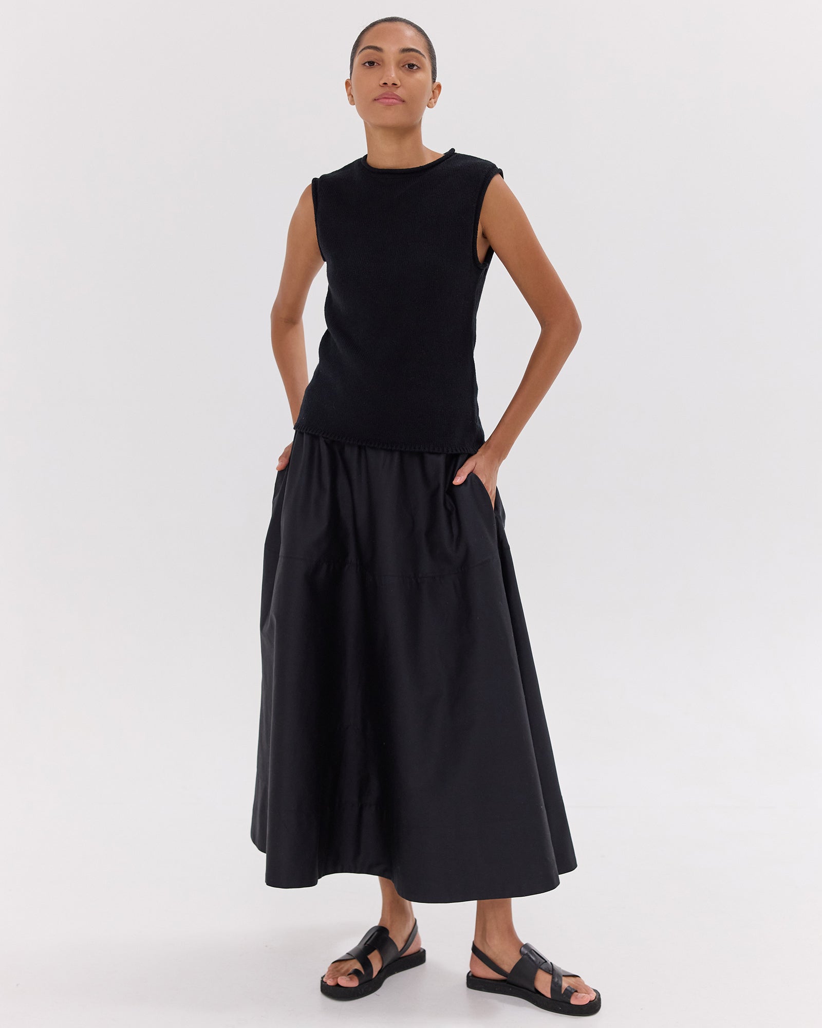 The Maxi Skirt | Black by Cloth & Co.