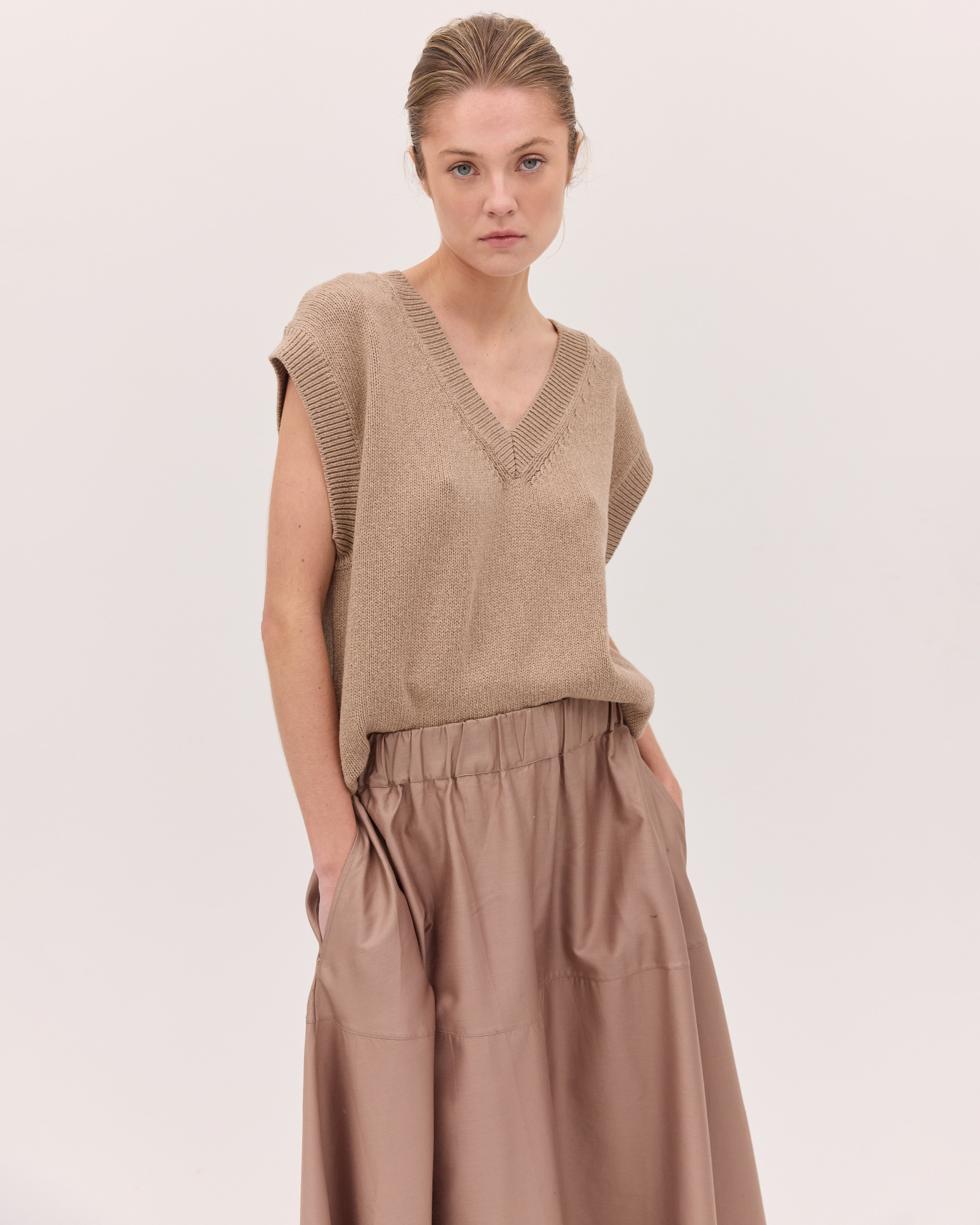 The Maxi Skirt | Mocha by Cloth & Co.