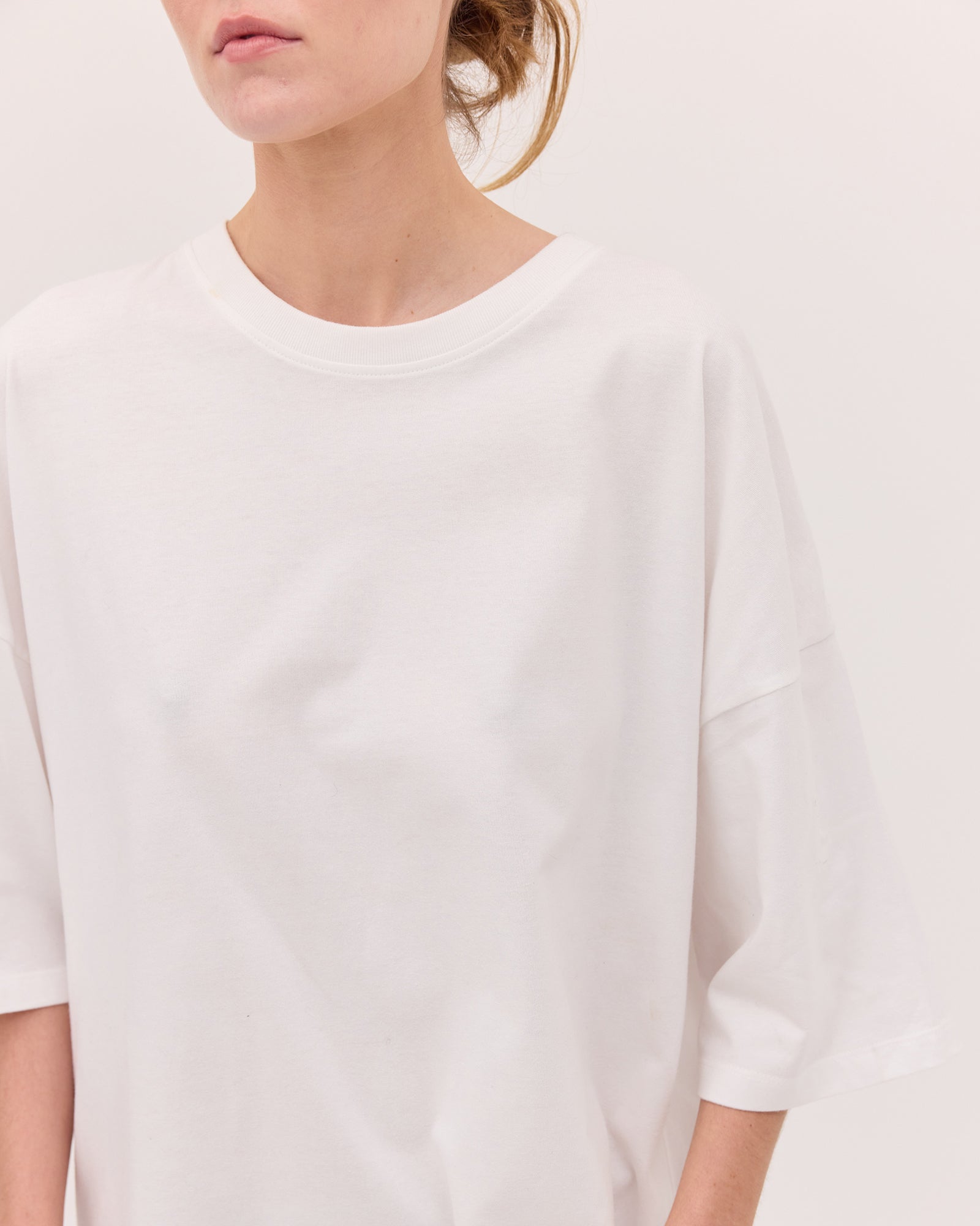 The Oversized Tee | White by Cloth & Co.