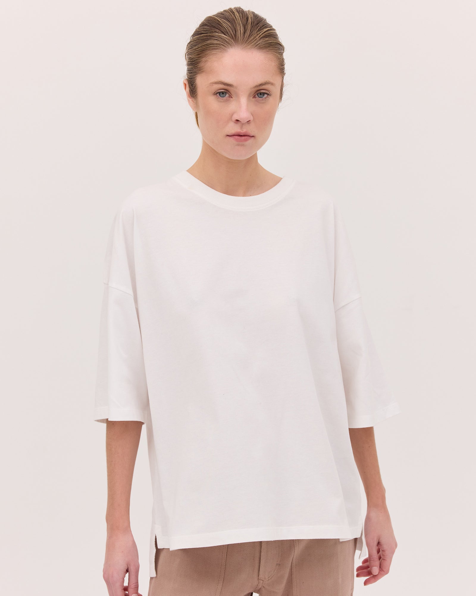 The Oversized Tee | White by Cloth & Co.