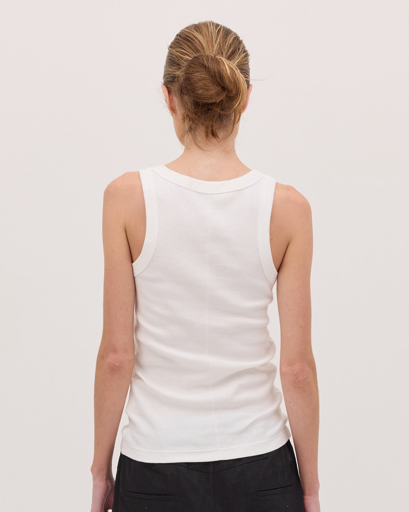 The Ribbed Tank | White by Cloth & Co.