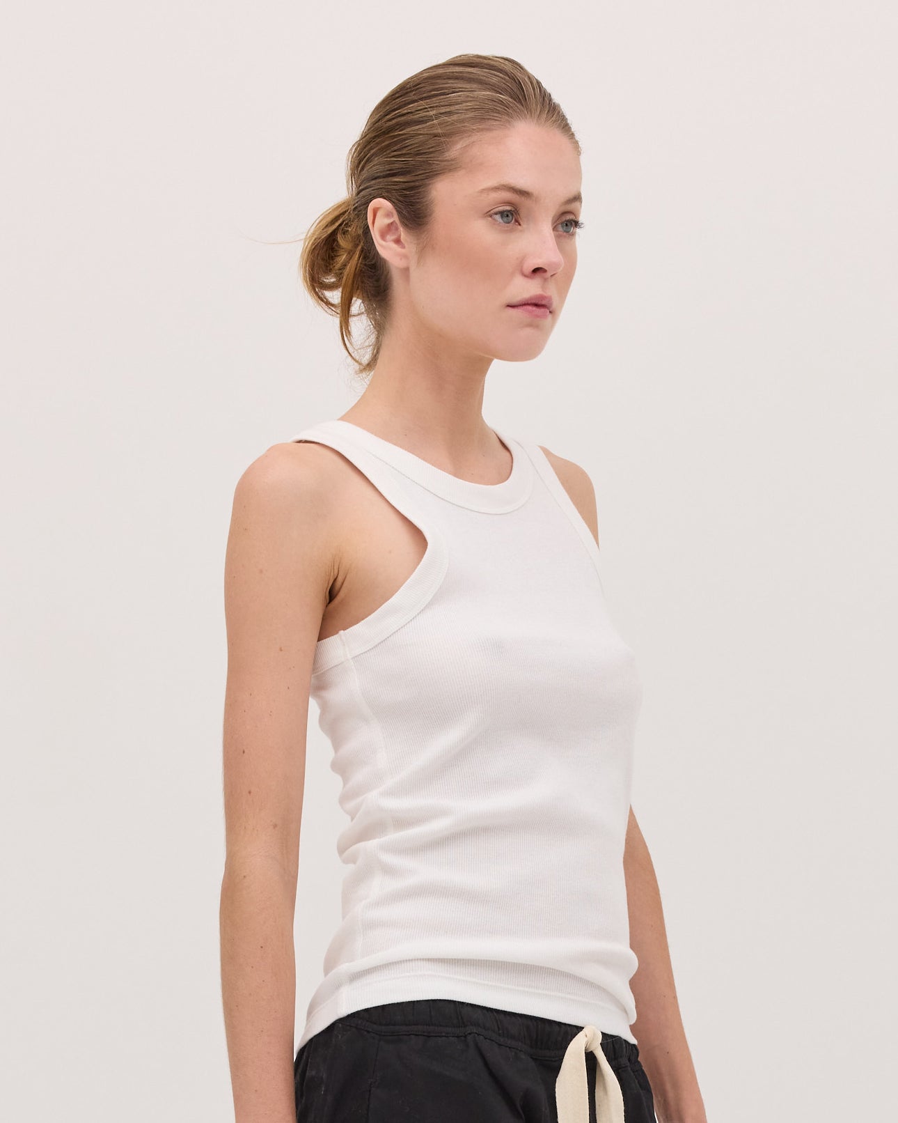 The Ribbed Tank | White by Cloth & Co.