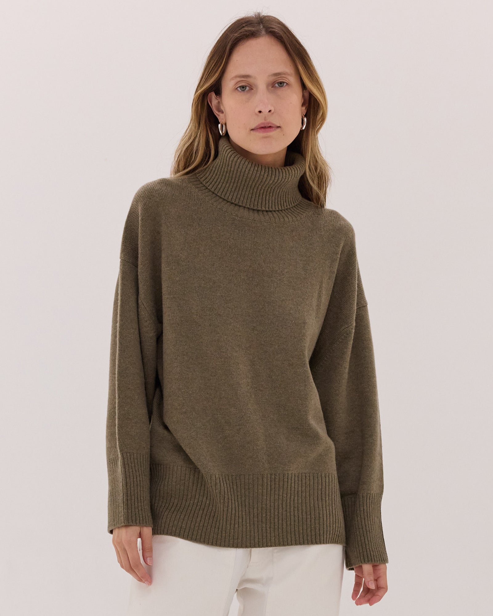 The Roll Neck Jumper | Breen by Cloth & Co.
