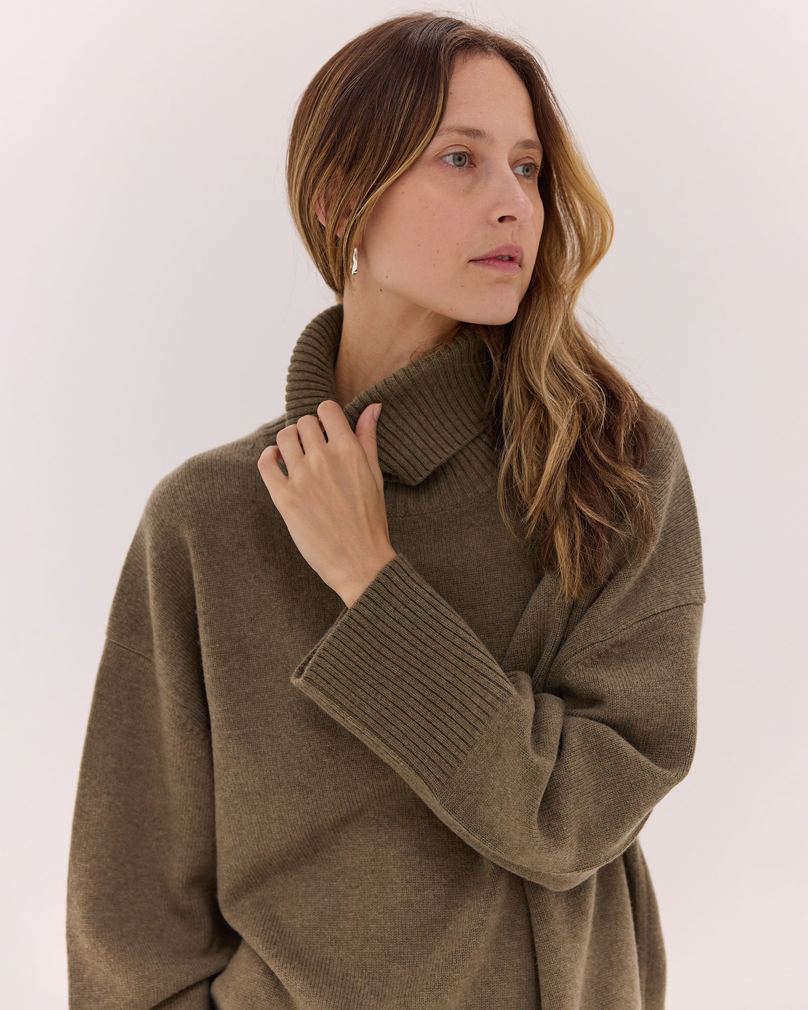 The Roll Neck Jumper | Breen by Cloth & Co.