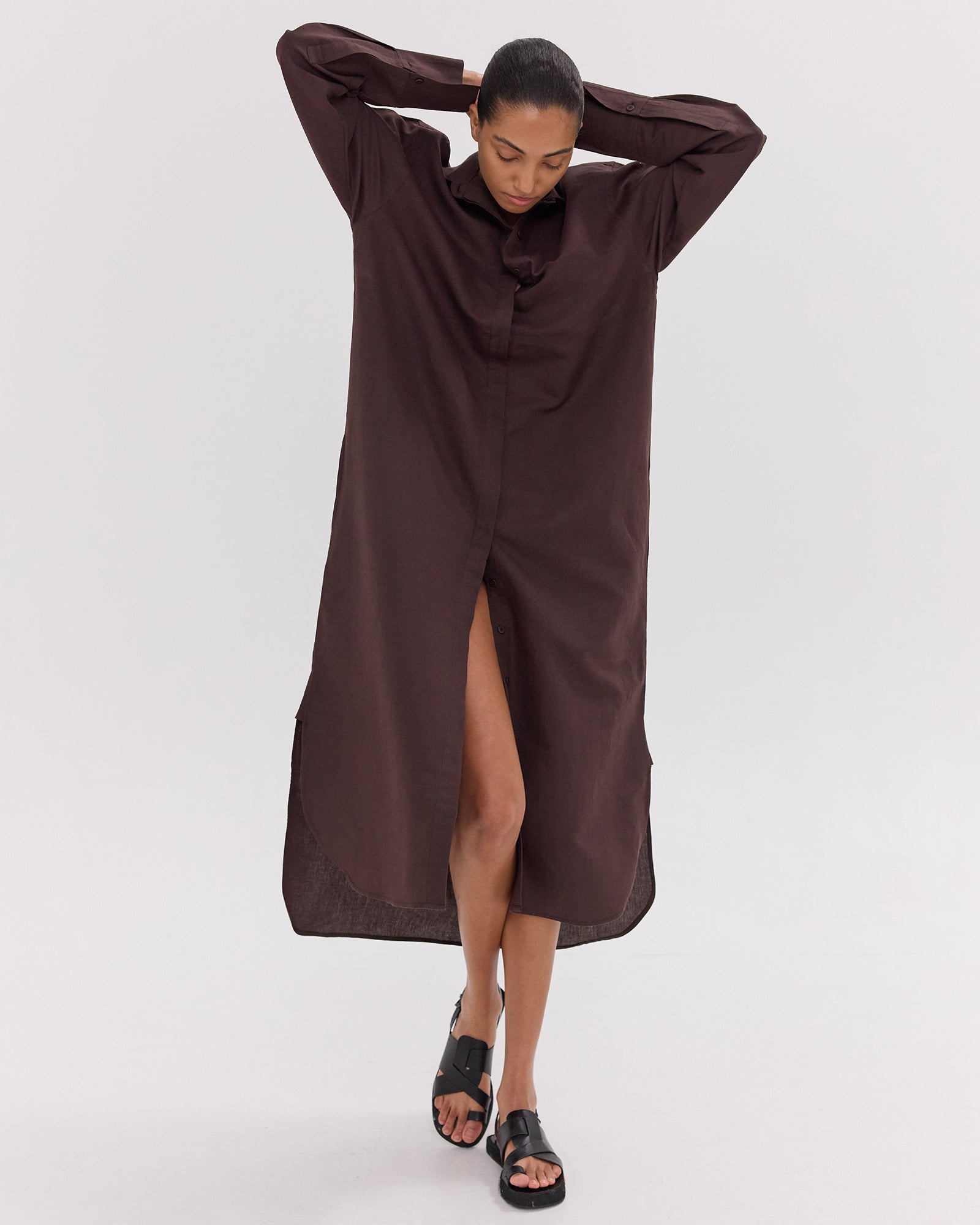 The Shirt Dress | Brazil Nut by Cloth & Co.
