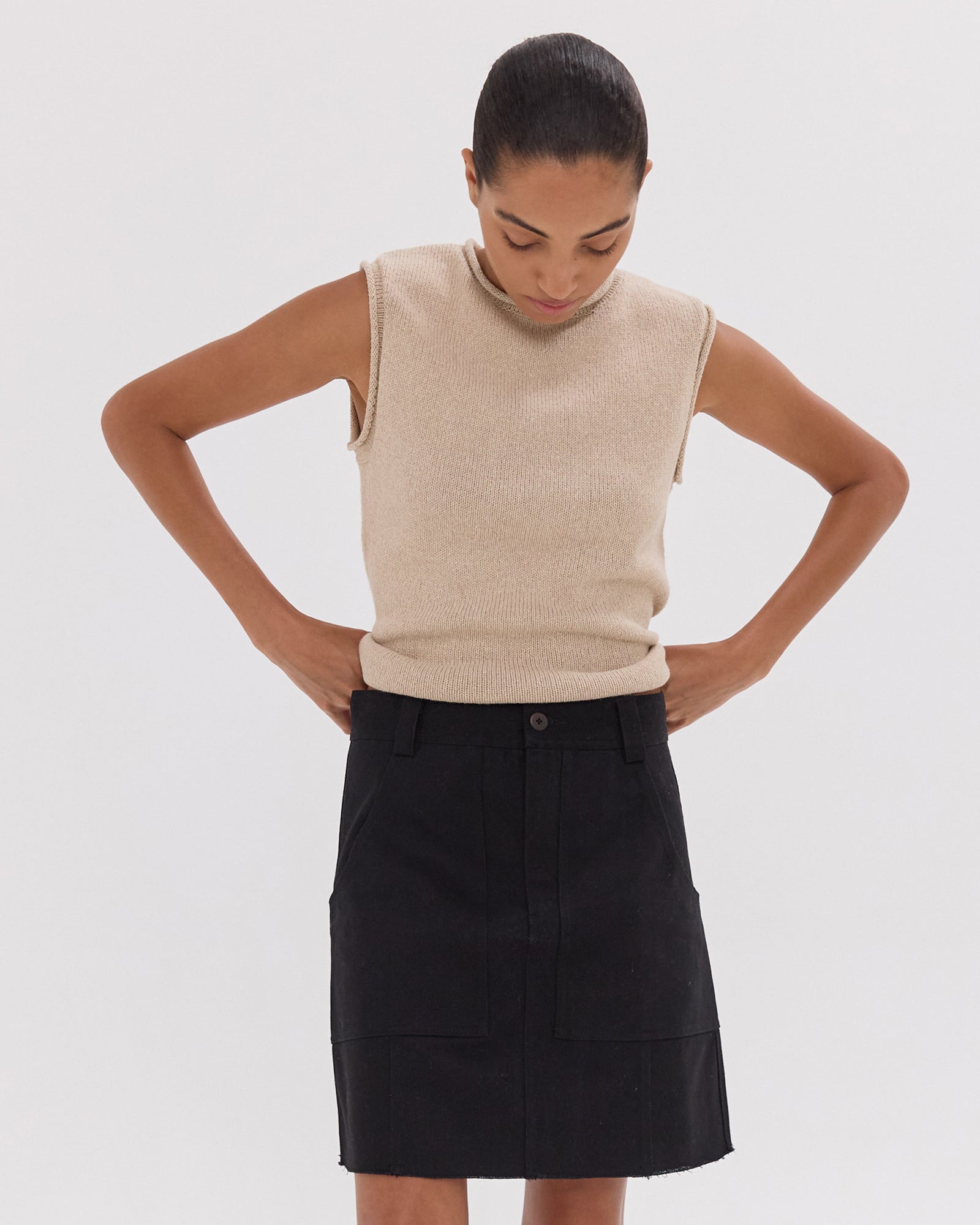 The Short Element Skirt | Black by Cloth & Co.