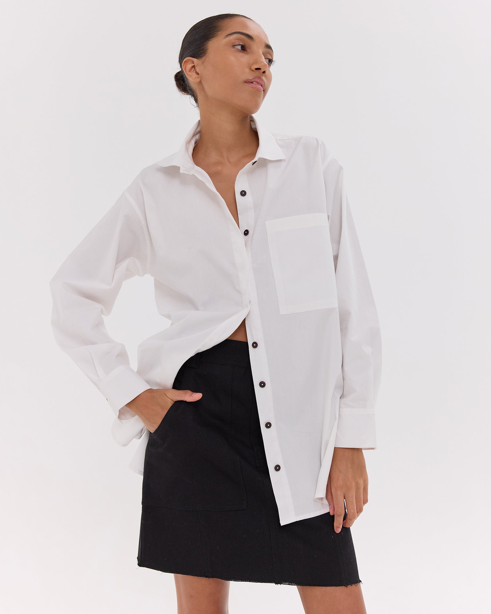 The Short Element Skirt | Black by Cloth & Co.