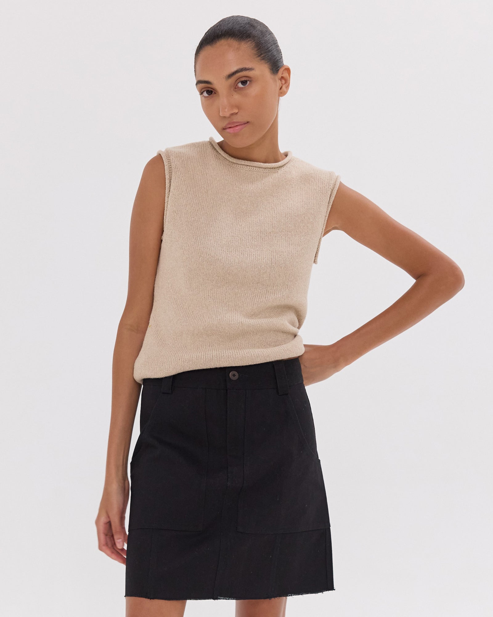 The Short Element Skirt | Black by Cloth & Co.