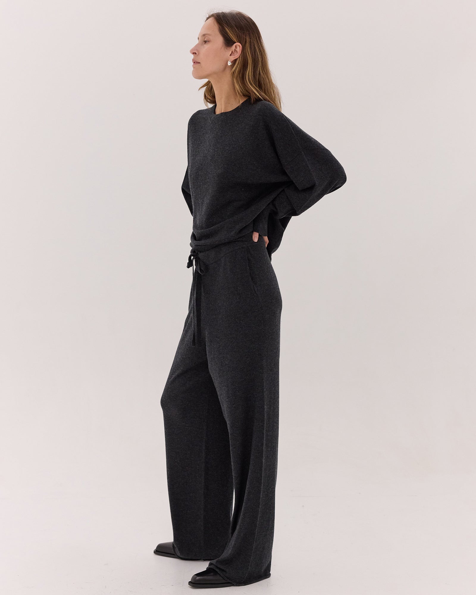 The Travel Pants | Charcoal by Cloth & Co.