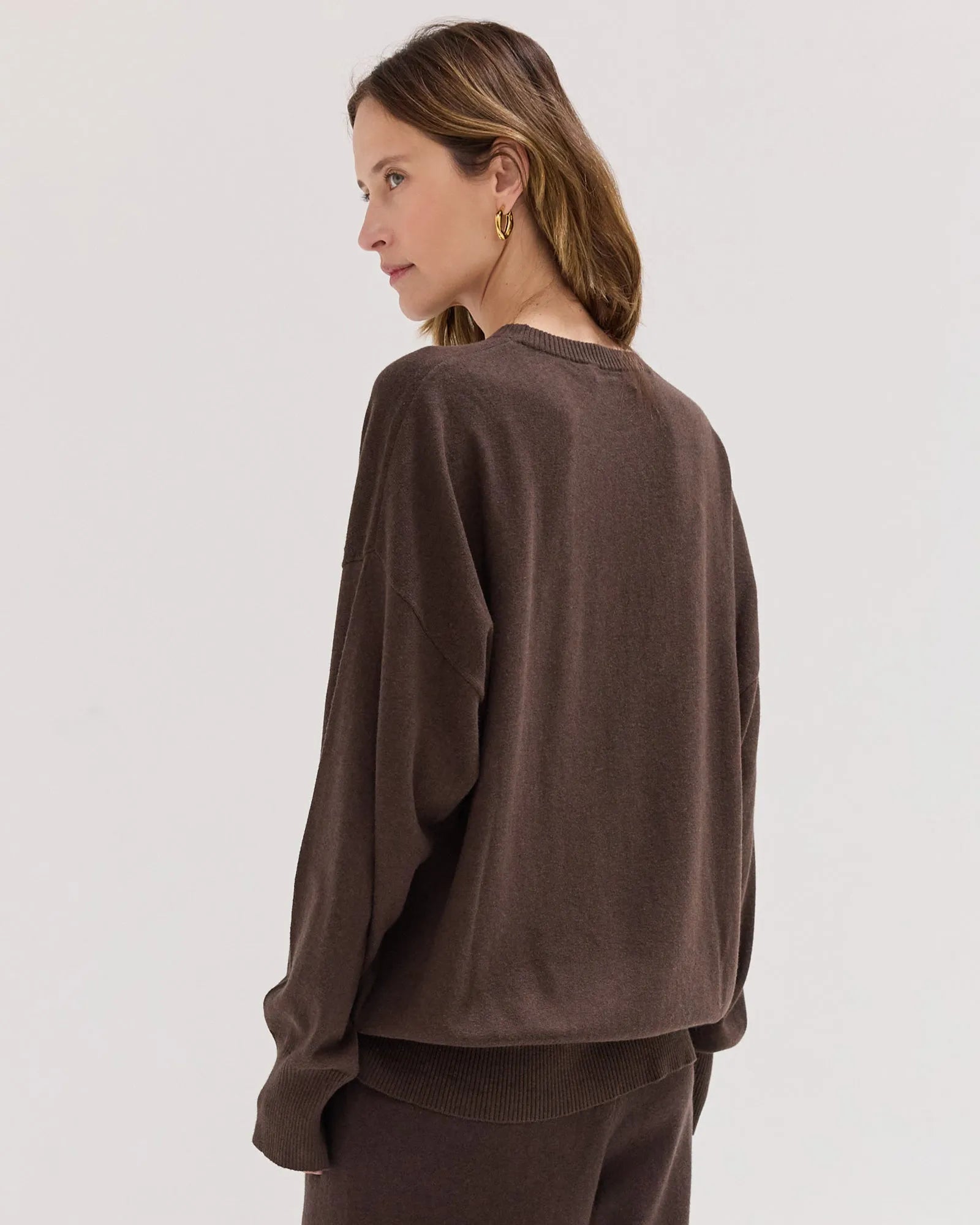 The Travel Sweater | Brazil Nut by Cloth & Co.