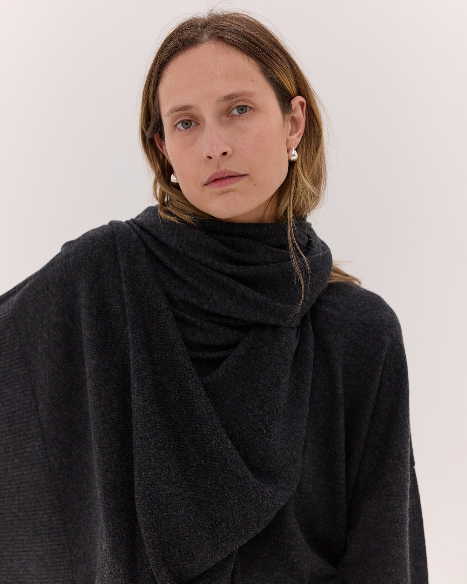 The Travel Wrap | Charcoal by Cloth & Co.