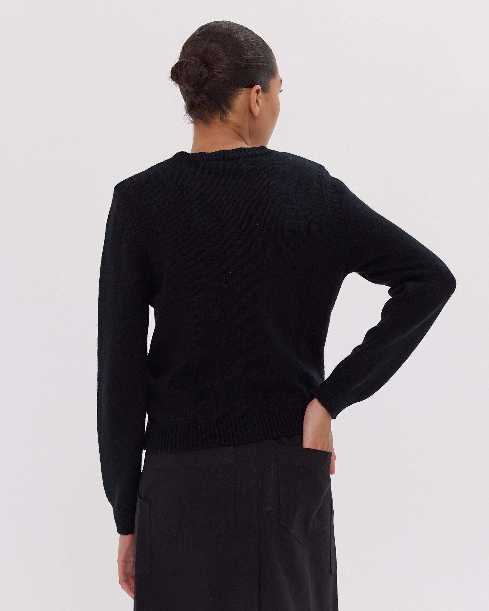 The Vintage Cardigan | Black by Cloth & Co.