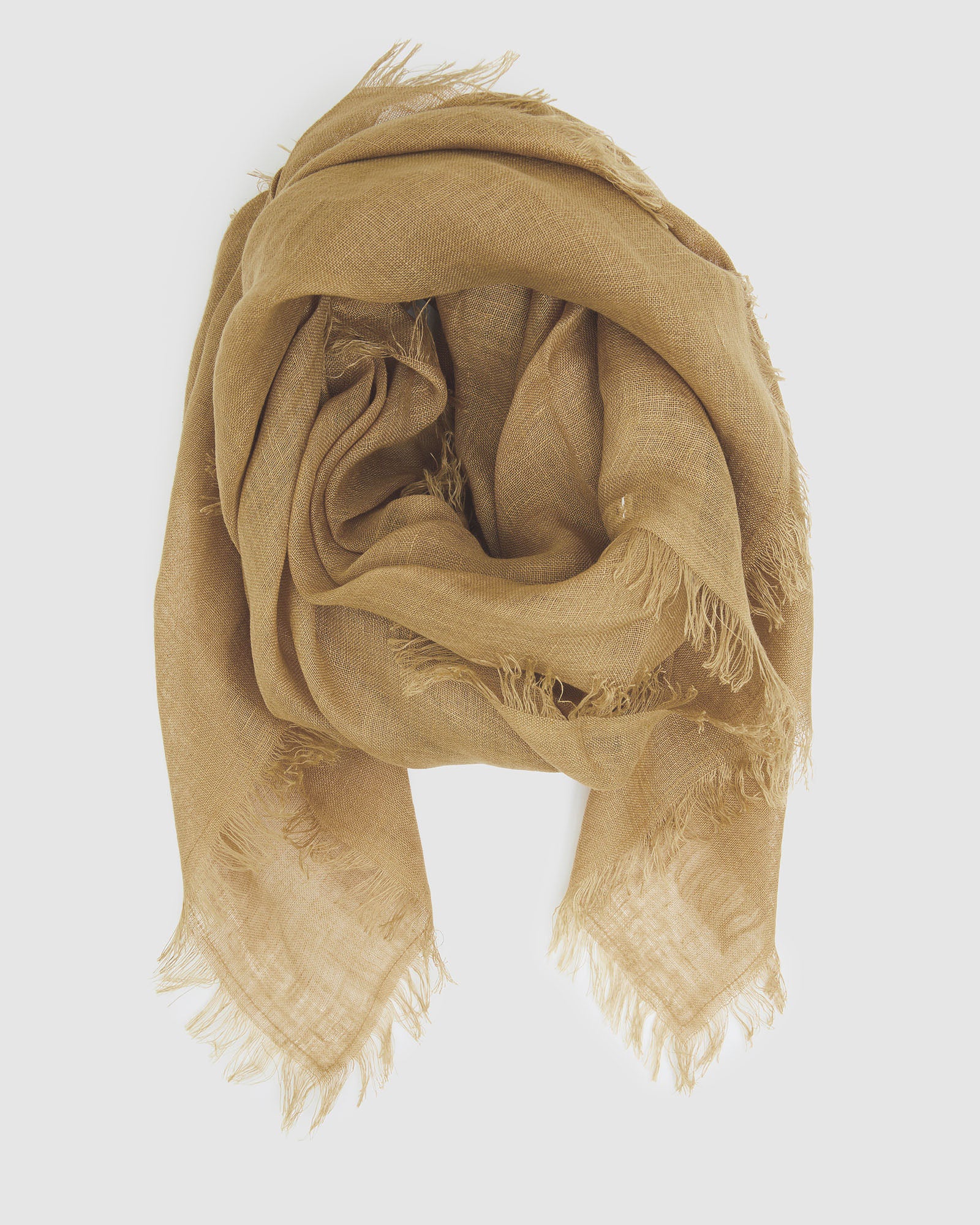 The Linen Scarf | Wheat
