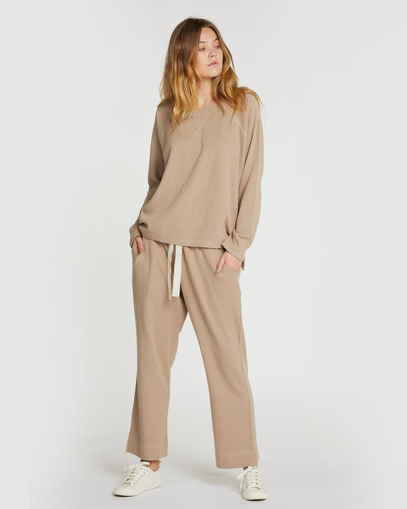 Waffle Pant, Cobblestone  100% Organic & Ethically Made Women's Pants –  Cloth & Co.